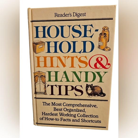 Vintage Readers Digsts Classic Hardcover, "Household Hints & Handy Tips" - Picture 3 of 3